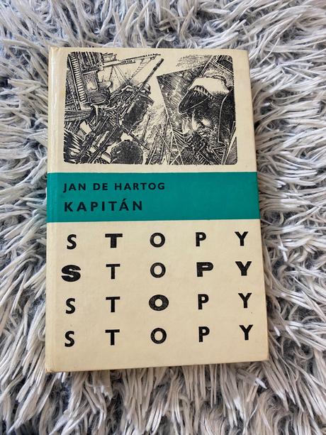 Stará retro kniha jan de hartog kapitán stopy,