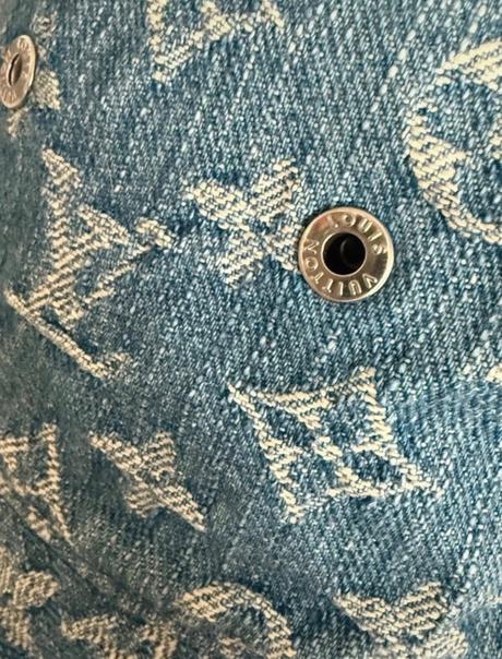 Denim klobúk louis vuitton, louis vuitton,m