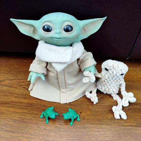 Zvukový baby yoda mandalorian the child,