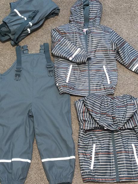 Nepremokavé oblečenie pre dvojičky 98/104, 104