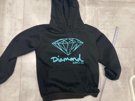 Mikina diamond supply cierna, diamond,m