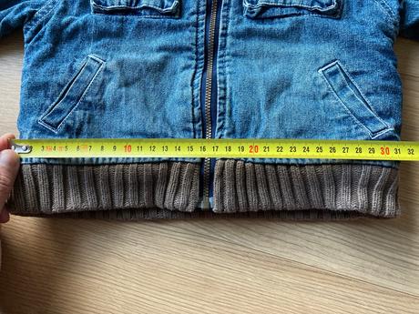 Zateplena riflova bunda, adams,80