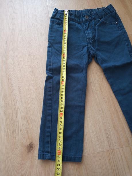 Tmavomodré nohavice h&m, h&m,98