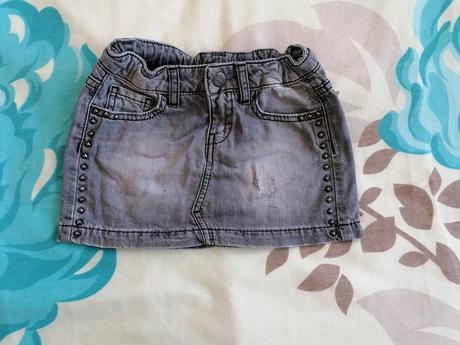 Riflová minisukňa, zara,110