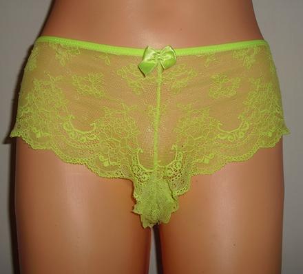 Neonove sexy krajkovane nohavicky, l
