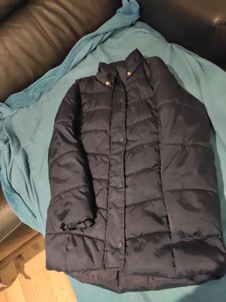 Modrá bunda, h&m,140