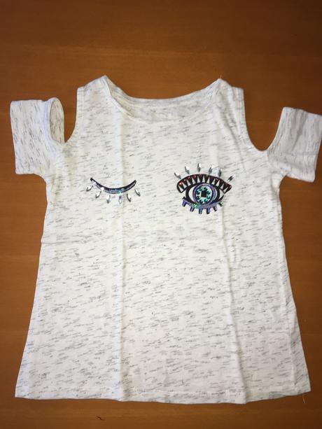 Tričko s kamienkami 134-140, c&a,134