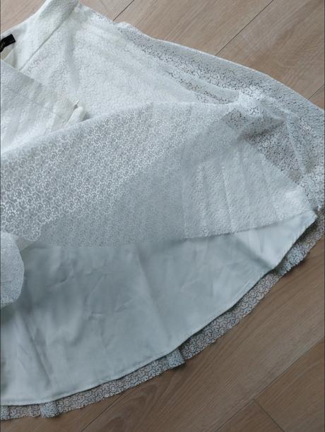 Sukňa skladaná biela reserved, reserved,38