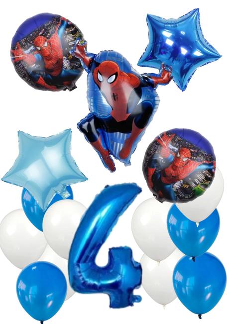 Balóny spiderman - až 15/16/17 kusov, 