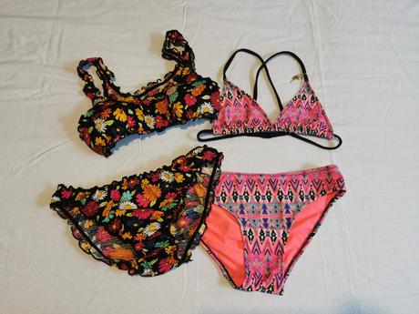 Dievčenské dvojdielne plavky 2 ks,velk.146-12 r., 146