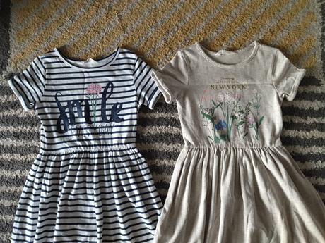 Kvetinkové šaty 122/128, h&m,128
