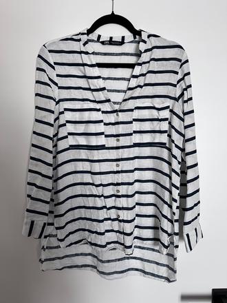 Zara košeľa ľanová, zara,m