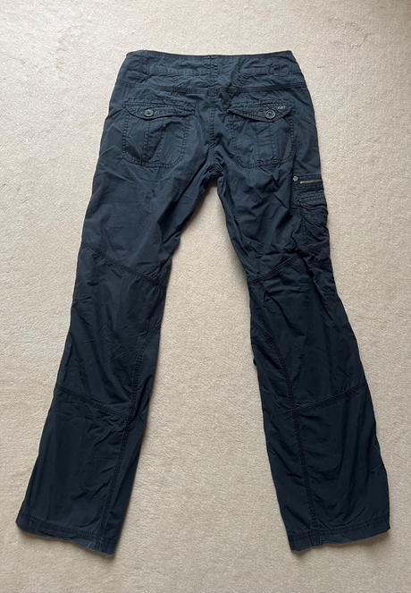 Dámske čierne kapsáčové nohavice, s.oliver,34