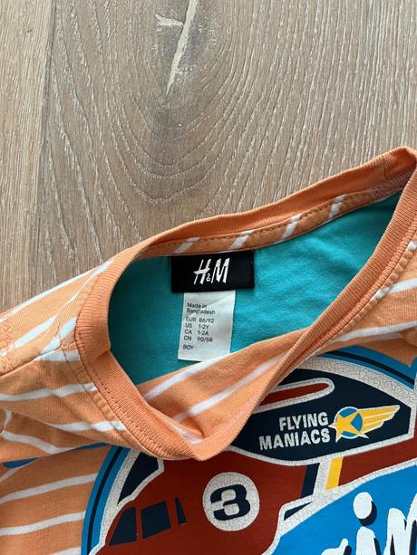 Tričko h&m helikoptéra veľ. 86/92, h&m,92