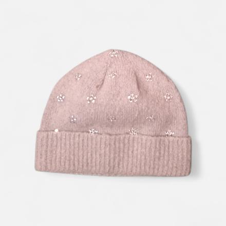 Dievčenská čiapočka s okrasnými kamienkami, 104