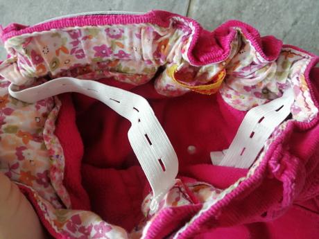 Zateplené ružové nohavice v152, 152