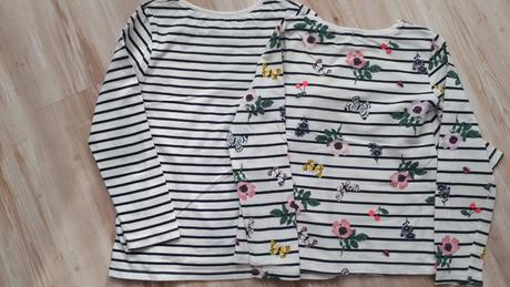 Pásikavé bielo-modré tričko č. 110/116, lupilu,116