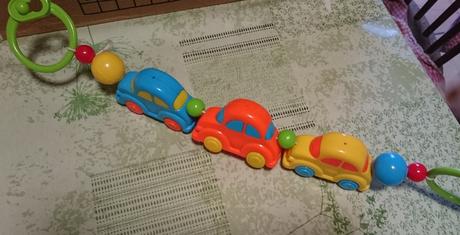 Hrkálková reťaz do kočíka, autíčka,