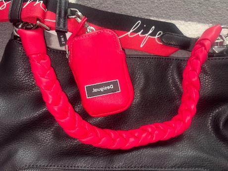 Kabelka desigual bols half logo 2v1 s visačkou, desigual