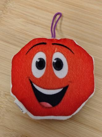 Zberateľský plyšák stopka emoji, mcdonald's,10 cm, 