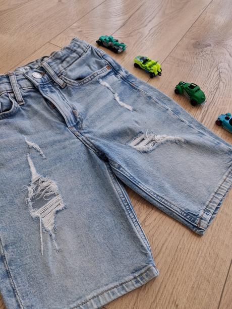 Chlapcenske riflove kratasy h&m, vel. 134, h&m,134