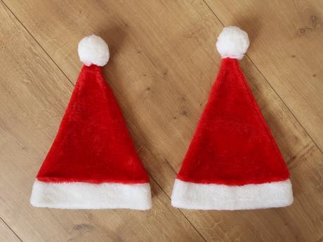 Mikulášska čiapka 104-110 (3-5 rokov)  nová, 104 / 110