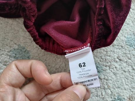 Zamatove vianocne body 62, 62