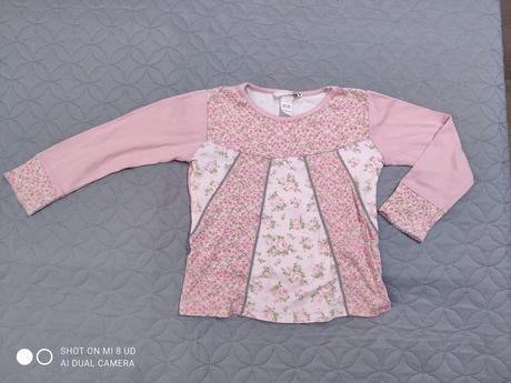 H&m kvetinkove tricko na donosenie, h&m,110