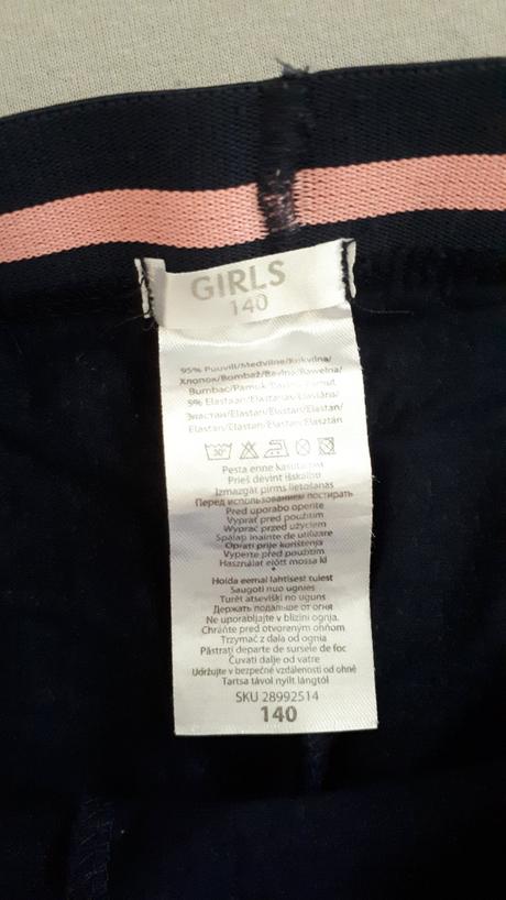 Dievčenské legíny, pepco,140