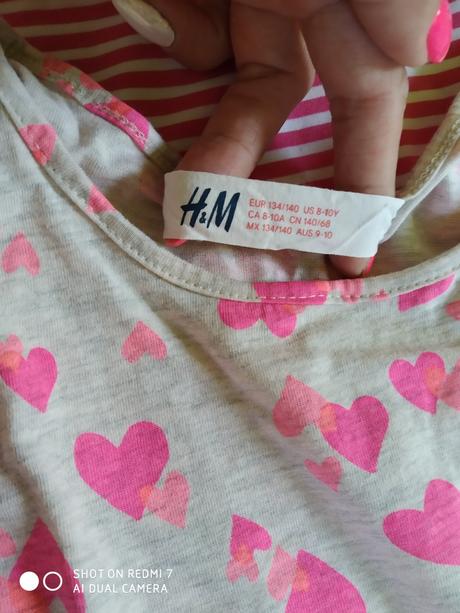 Šatky veľ.134/140, h&m,134