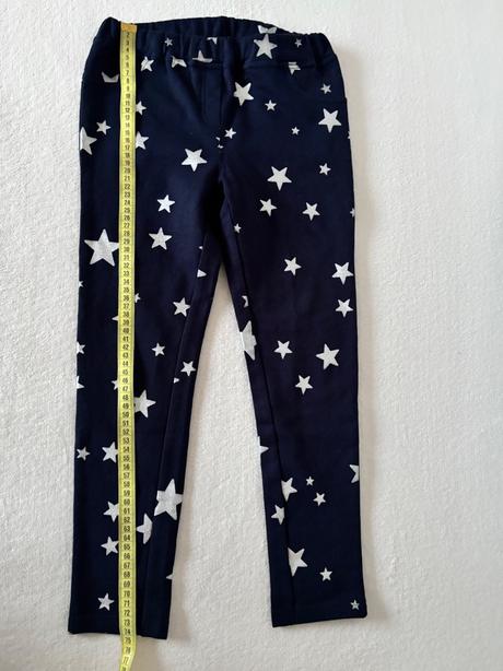 Nové dievčenské termoleginy s vreckami, bonprix,134