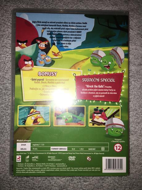 Dvd angry birds,