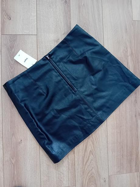 Koženková sukňa h&m, h&m,xl