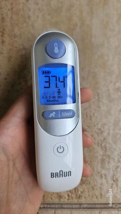 Detský ušný teplomer braun thermoscan 7, braun