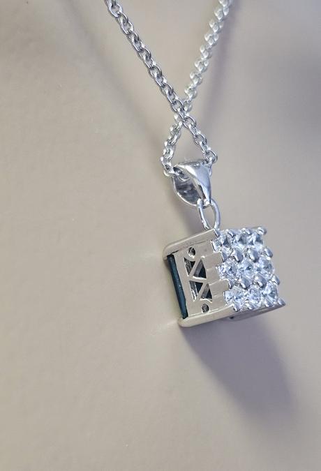 Obojstranná súprava náušnice + prívesok, 