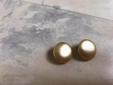 Retro perleťové klipsne,