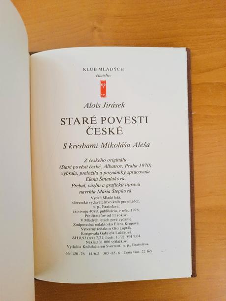 Alois jirásek - staré povesti české, 