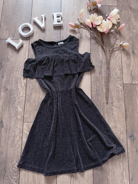 Trblietavé šaty, xs