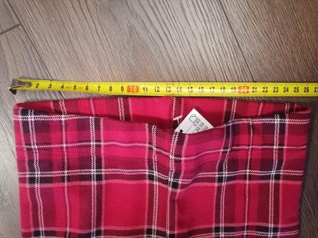 Károvane nohavice h&m veľ 122, h&m,122