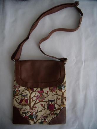 Dievčenská crossbody kabelka so sovičkami, bonprix