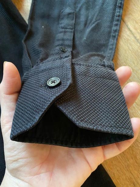 Zara - pánska čierna košeľa, zara,s