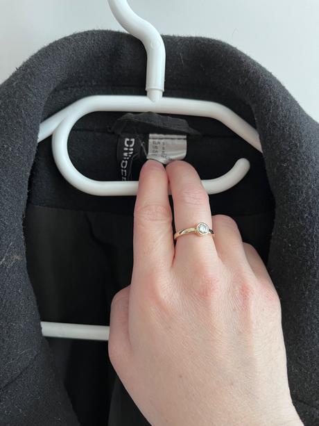 Kabát s obsahom vlny, h&m,s