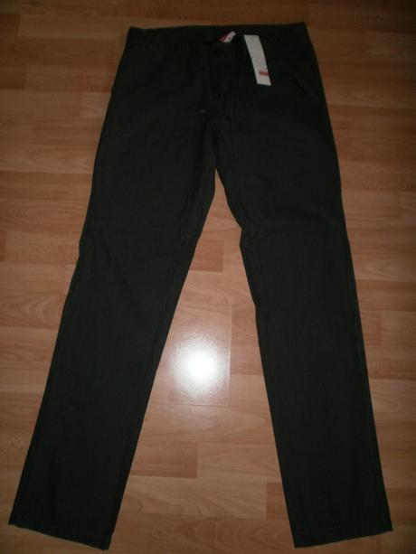 Pásikavé plátené nohavice s/m, sam73,m