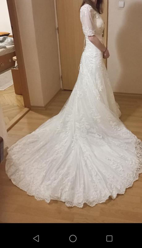 Svadobné šaty veľ. 32-36, s