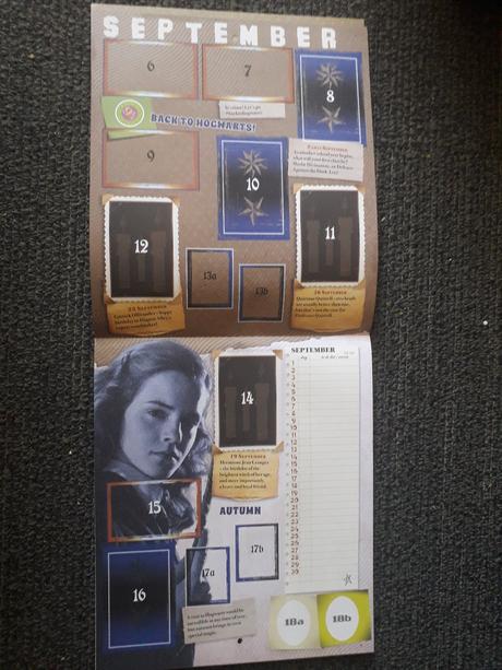 Harry potter nálepkový album kalendár, 