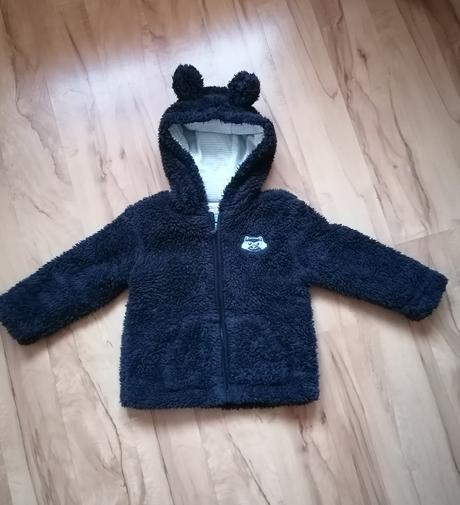 Prechodná huňatá bundička s uškami - 74, dopodopo,74