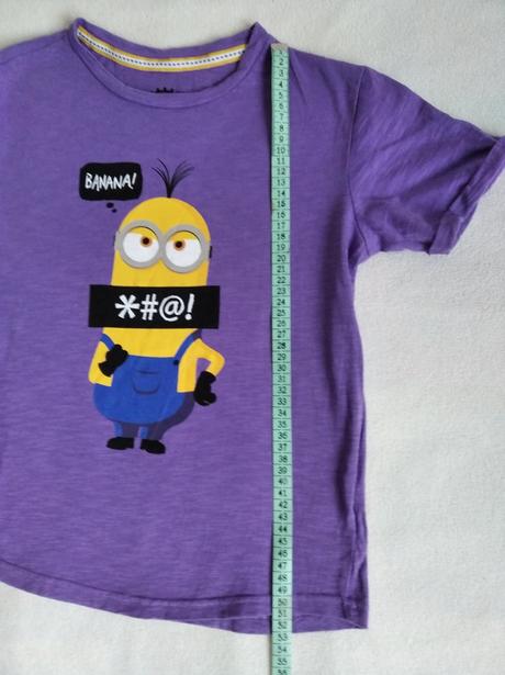 Fialové tričko mimoni, reserved,134