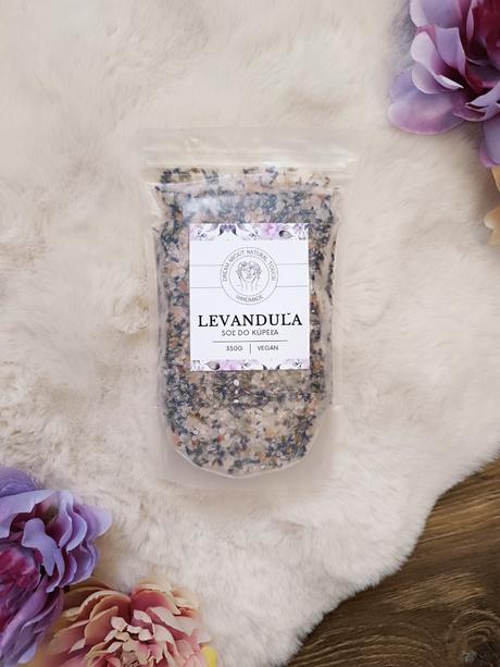 Soľ do kúpeľa - 350g/150g s esenciálnym olejom, 