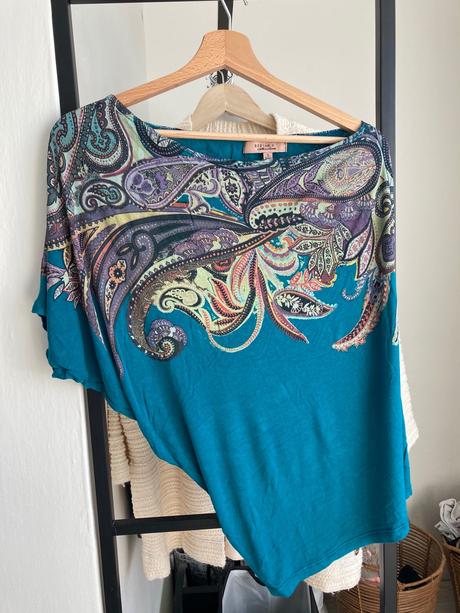 Tričko na jedno rameno, bershka,s