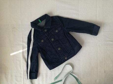 Riflova bunda benetton, velkost 1 rok, benetton,80